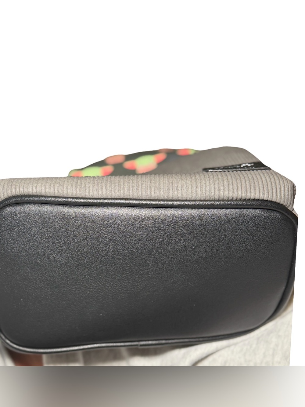 Disney Loungefly Grey Mini Backpack with Green Grogu Print - Picture 12 of 13